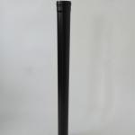 1000mm Straight Pellet Stove Pipe Fixed Length Black Stainless Steel Pellet