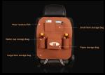 Custom Size Car Back Seat Storage Bag , Felt Car Seat Hanging Storage
