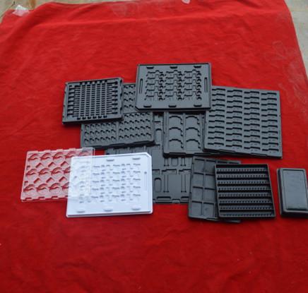 Buy cheap Antistatic ESD PCB thermoforming vacuum PS PVC black plastic blister tray from wholesalers