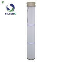 Buy cheap Bottom Loader Dust Collector Replacement Filter Bags , Pleated Industrial Dust product