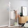 Buy cheap Multifunctional Bamboo Coat Wooden Clothes Hanger Stand Double Pole from wholesalers