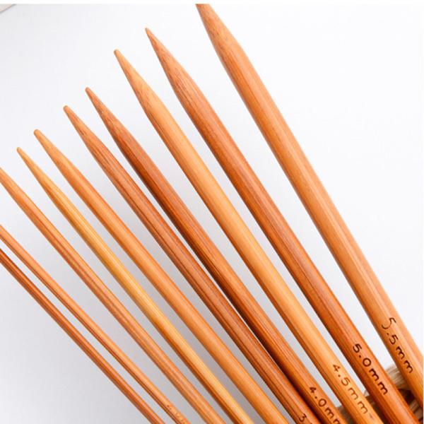 Buy cheap Needles Bamboo Single Head Sewing Tools Handle Crochet Hook Carbonized Knitting from wholesalers