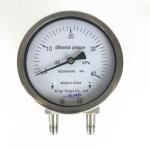 Stainless Steel Differential Pressure Gauge Liquid Manometer