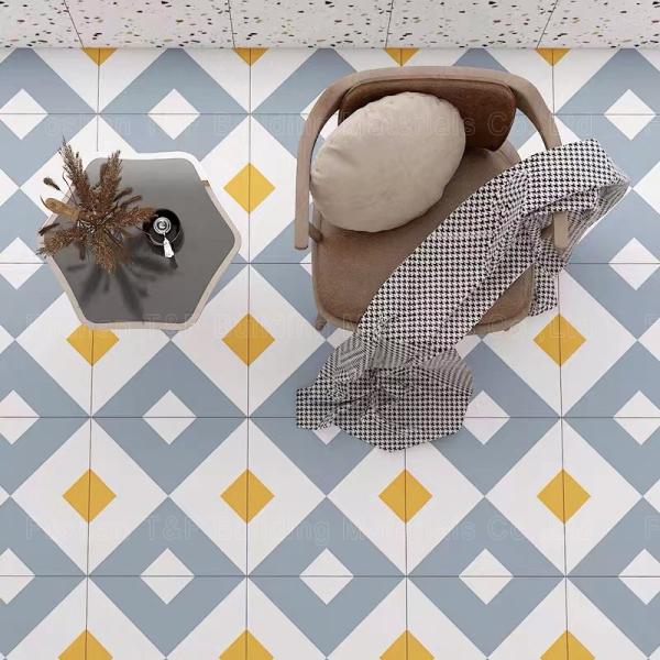Buy cheap Porcelain Rustic Decorative Flower Tile For Kitchen Bedroom Washroom Floor And Wall from wholesalers