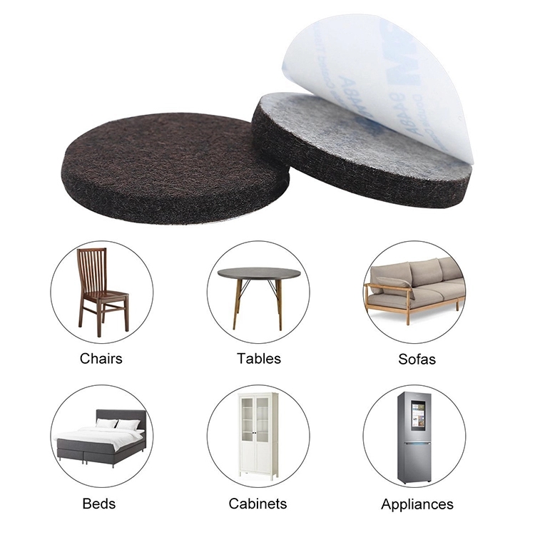 EVA Adhensive Foam Pad Anti Scratch Acrylic Die Cutting For Furniture Legs