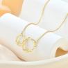 Buy cheap YASVITTI 14K Yellow Gold Plated Interlocking Circle Heart Cubic Zirconia Pendant Necklace 925 Sterling Silver Jewelry from wholesalers