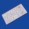 Buy cheap Metal Keys Industrial Numeric Keypad 12 Full Travel Button For Ticket Machines from wholesalers