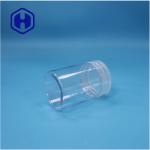 Round Shaped Clear Plastic PET Sweet Candies Nuts Pepper Jar Flat Screw Top Lid