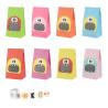Buy cheap Halloween 70g Kraft Paper Bread Pastry Paper Bags 9g/Pcs Oil Proof from wholesalers