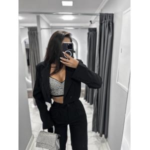 Buy cheap Wholesale Factory Oem Woman Push Up Black Rhinestone Chain Sexy Bustier Bra from wholesalers