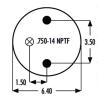 Buy cheap Rubber Bellows Steel Plate 2B9-270 Goodyear Air Spring with Corrosion Resistance 578-92-3-206 from wholesalers