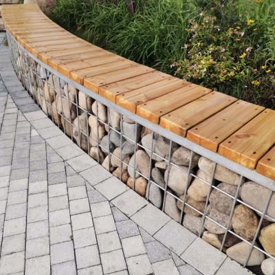 Buy cheap 50x50mm Landscape Welded Mesh Gabion Garden Seat from wholesalers
