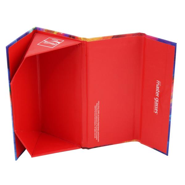 Customized Collapsible Sunglasses Creative Packaging Box For Holiday Advertising