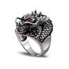 Buy cheap Men's Thailand Sterling Silver Dragon Ring Vintage Jewelry (R121405) from wholesalers