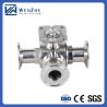 Buy cheap Female Connection High Pressure 3 Way Ball Valve 1/2 inch NPT for Fluid Management from wholesalers
