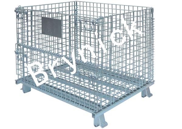 Buy cheap 40x32x33 Inch Collapsible Metal Storage Containers , Industrial Collapsible Containers from wholesalers