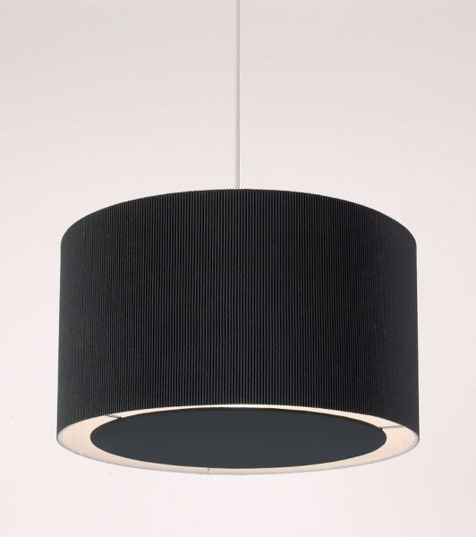 Buy cheap ODM Easy Fit Pendant Shade Metal Trim Black Pleated Lampshade from wholesalers