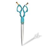 CE Colorful Pet Grooming Products Curved Thinning Chunking Shears