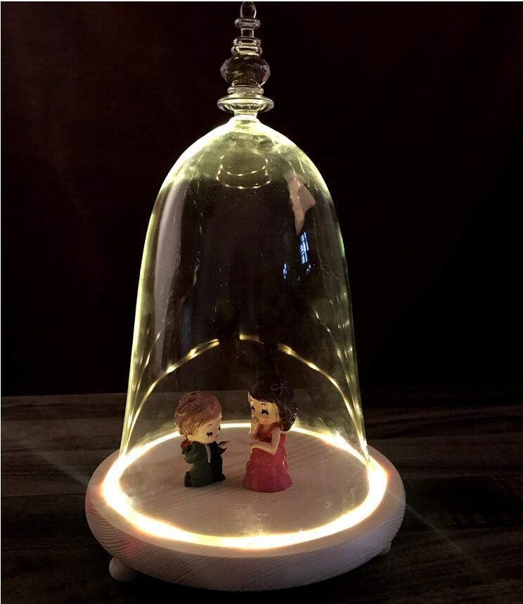 Custom Home Decorative Bell Transparent Glass Cover