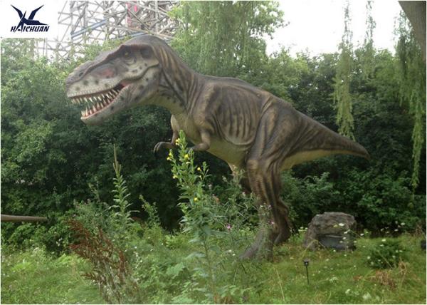 Animatronic Dinosaur Lawn Decorations Waterproof / Sunproof For Educational
