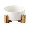Buy cheap Rounded Marble Ceramic Pet Bowl With Elevated Stand Japan Style Printed from wholesalers