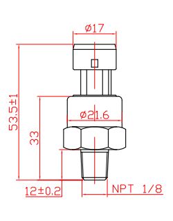 7bar Piezo Pressure Sensors