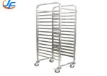 RK Bakeware China-Food Service Equipment Baking Tray Trolley / Food Catering