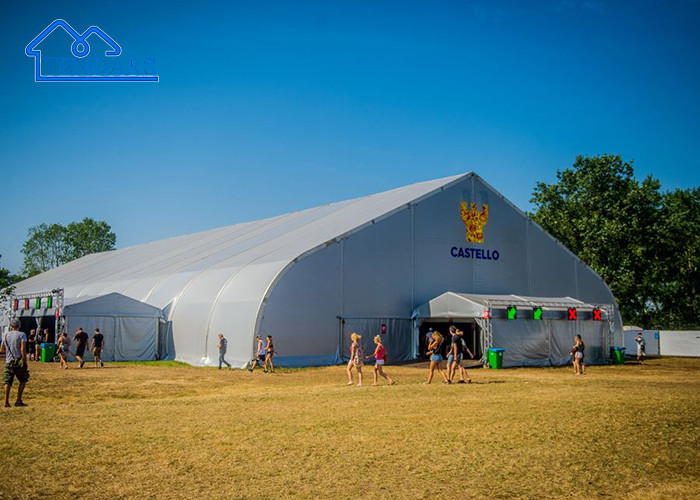 Shaped Big Curved & Arcum Truss Arcum Roof Large Tents For Curve Verandah Tunnel Festival Canopy Event