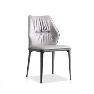 Wholesale Dining Room Metal Dining Table Leather Upholstery High Back Chair For Restaurants from china suppliers