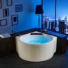 Buy cheap Double Whirlpool Freestanding Soaking Bathtub Color Round Shape from wholesalers