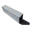 Buy cheap Oxidation Aluminium Extrusion metal stamping Square Pipe Silver Colour 290g ISO9001 2000 Certification from wholesalers
