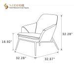 Morder Leather Chair, Comfortable Leather Chair, Leather Relaxing Chair, Living