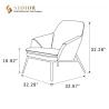 Buy cheap Morder Leather Chair, Comfortable Leather Chair, Leather Relaxing Chair, Living Room Lounge Chair, High Density Foam from wholesalers