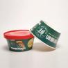 Buy cheap 1200ml Round Paper Salad Bowls With Lids Waterproof Food Packing Containers from wholesalers