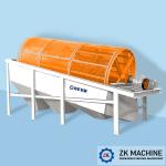 Multifunctional 5TPH - 50TPH Trommel Screen Machine