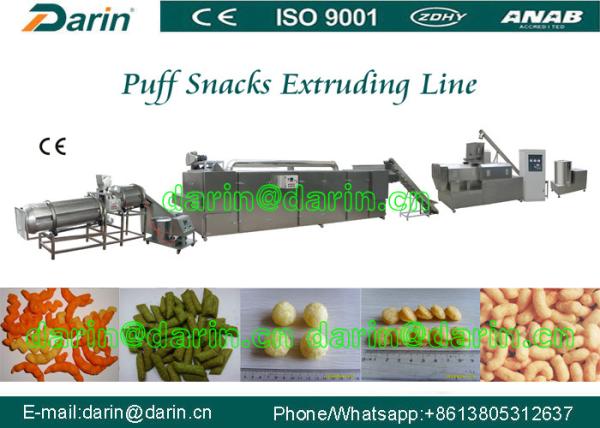 Buy cheap Darin barley wheat rice puff extruder Machine Food processing line from wholesalers