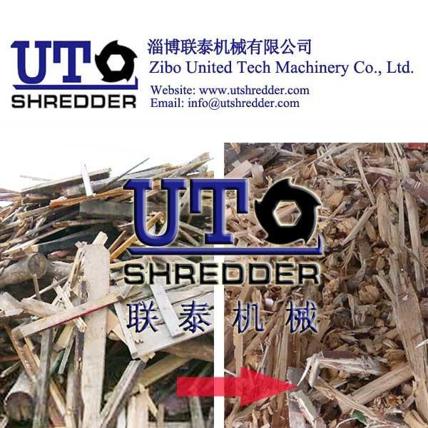 Buy cheap United Tech Machinery Hot Sale wood pallet shredder machine/ wood furniture shredder/ double shaft shredder from wholesalers