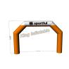 Buy cheap 6m High Custom Made Advertising Beautiful Orange Inflatable Arch For Sport Entrance from wholesalers