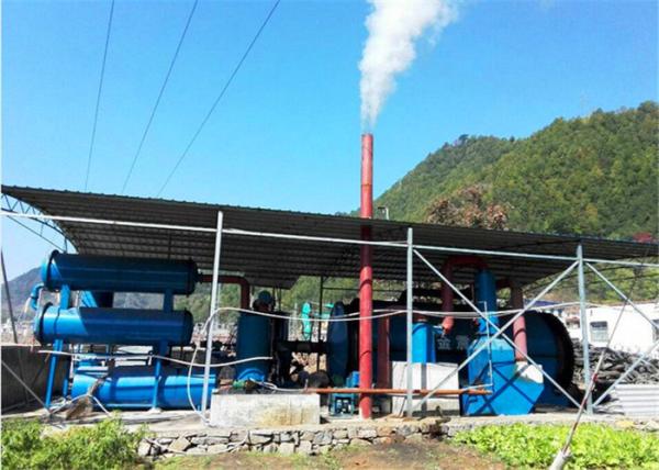 Buy cheap High Oil Yield Factory Price 10 Ton Per Day Waste Tyre Rubber Pyrolysis To Diesel Fuel Oil Plant from wholesalers