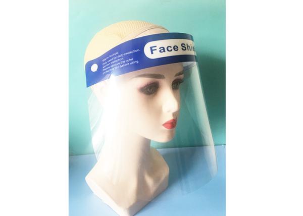 Polyester Protective Medical Dental Face Shield With Loupes Soft Foams For