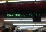 High Brightness Trivision LED Text Display / outdoor led message boards P10