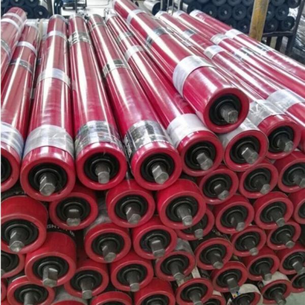 Buy cheap Belt Conveyor Roller for mining Industrial Steel Roller Trough Roller from wholesalers