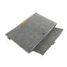Buy cheap 100% Felt Lightweight Padded Laptop Bag / Sleeve Metal Button Closure Grey Color from wholesalers