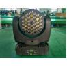 Buy cheap 36 3W RGBW 4in1 Led Moving Head Light , Wash Stage Disco Light For Party Effect from wholesalers