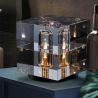 Buy cheap Luxury living room crystal decoration table lamp nordic personality designer creative copper table lamp from wholesalers