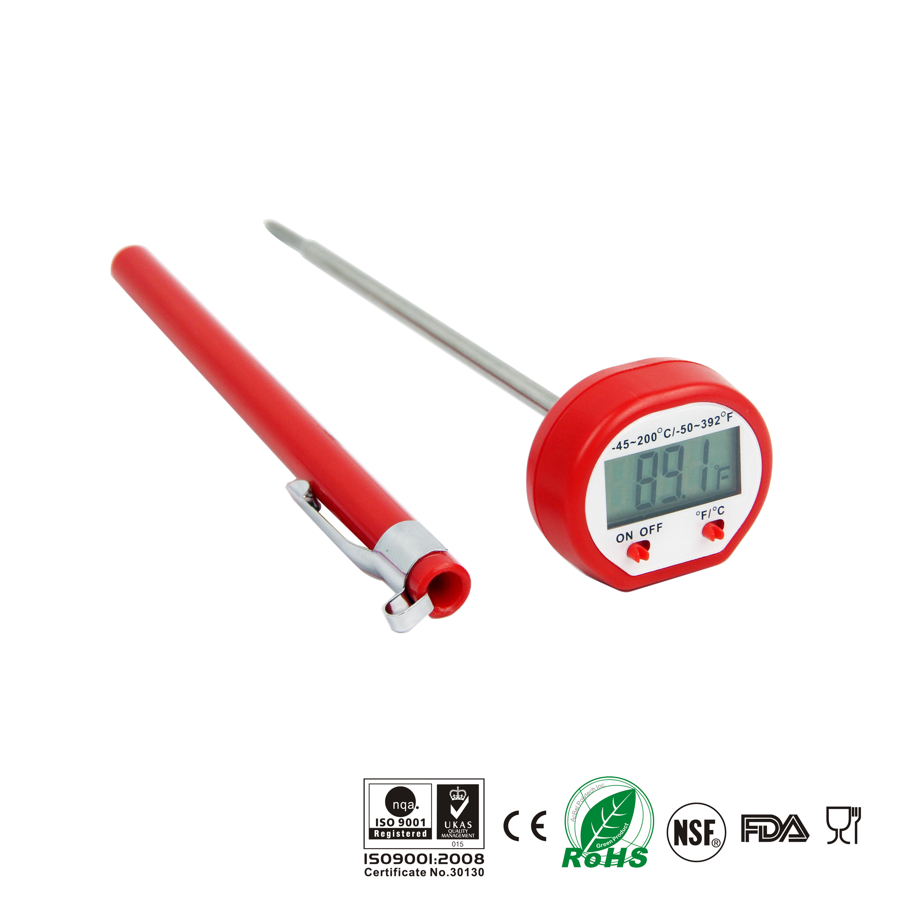 Buy cheap C/F Switching Function Instant Read Digital Thermometer Protective Sheath product