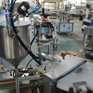 Buy cheap Automatic Cosmetic Perfume Bottle Filling Machine Production Line for Food Beverage from wholesalers