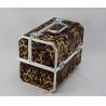 Buy cheap PU Leather Aluminum Cosmetic Case Two Locks And One Handle Size 300 * 220 * 245mm from wholesalers