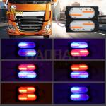 Fancy Light 12V Red Blue Flash Vehicle LED Module Light Bar