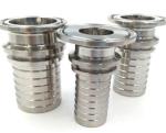 DIN 10mm Stainless Steel Hose Couplings Ss Tri Clamp With Toothed Shank